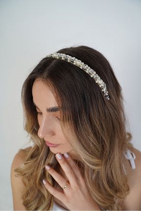 تاج زنانه مروارید Nişantaşı tasarım - کد 881698716
