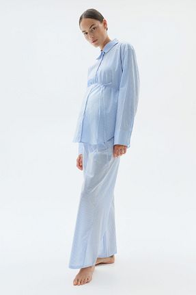 لباس شب بارداری آبی زنانه H&M - کد 881716544
