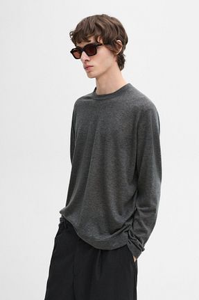 پلیور صورتی مردانه ساده Massimo Dutti - کد 881746688