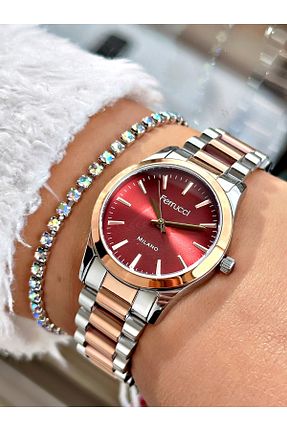 ساعت مچی قرمز زنانه 31-35 میلی متر Ferrucci - کد 881753803