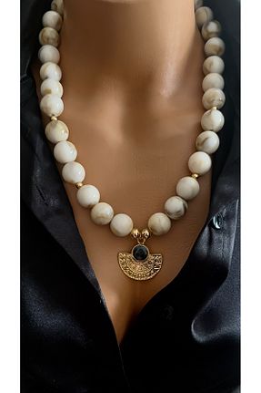 گردنبند جواهر طلائی زنانه روکش طلا Nevaa Still - کد 873937781