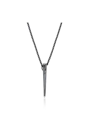 گردنبند نقره طوسی زنانه 925 عیار Ronada Diamond - کد 881802477