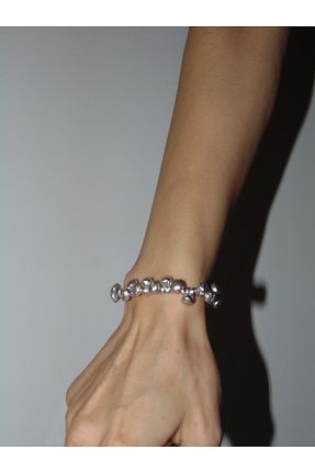 دستبند جواهر طوسی زنانه برنجی Helle Spice - کد 881820924