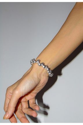 دستبند جواهر طوسی زنانه برنجی Helle Spice - کد 881820924