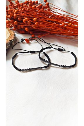 دستبند جواهر مشکی زنانه سنگ طبیعی MARCİELO Accessories - کد 350426473