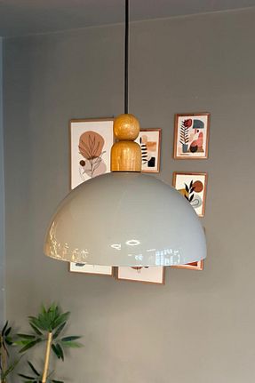 لوستر طوسی فلزی Bamyum - کد 881860067