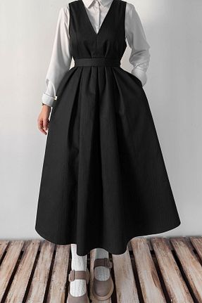 ست بالاتنه و پائین تنه حجاب مشکی زنانه رگولار hrmonny - کد 869309693