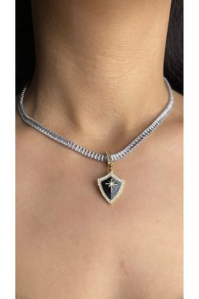 گردنبند استیل ( فولاد ) زنانه استیل (فولاد) Çelik - کد 881894308