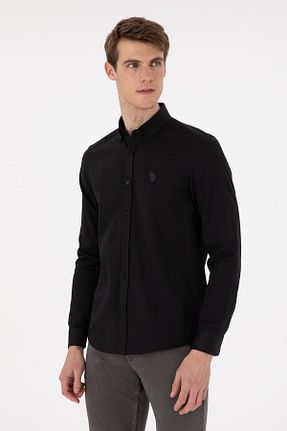 پیراهن مشکی مردانه رگولار U.S. Polo Assn. - کد 881907890
