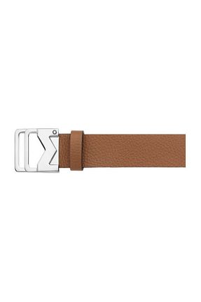 کمربند قهوه ای مردانه Mont Blanc - کد 854150723