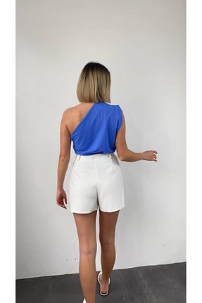 بلوز آبی زنانه ساده MODA - کد 881904064