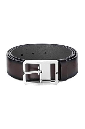 کمربند قهوه ای مردانه Mont Blanc - کد 854150438