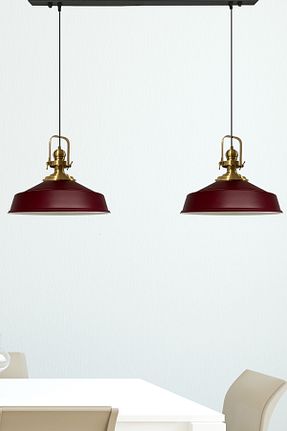 لوستر زرشکی فلزی Bamyum - کد 881914730