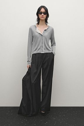 رویه طوسی زنانه Liyosel Massimo Dutti - کد 881913729