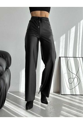 شلوار مشکی زنانه پاچه پهن Butik - کد 881917197