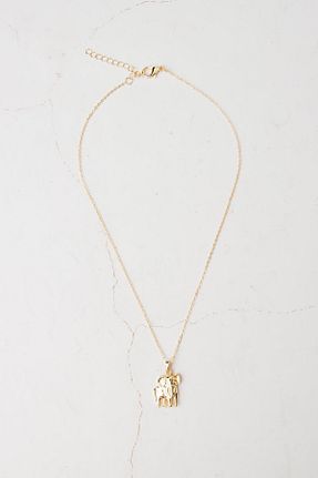گردنبند جواهر طلائی زنانه فلزی Modex - کد 336277029