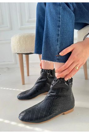بوت / نیم بوت رنگی زنانه پاشنه تخت TUFEYO - کد 881943323