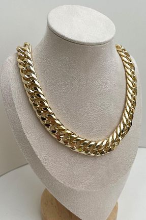 گردنبند جواهر طلائی زنانه چرم Modex - کد 97203975