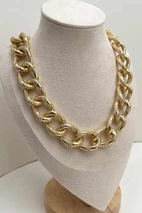 گردنبند جواهر طلائی زنانه روکش طلا Modex - کد 358814684