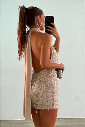 لباس متالیک زنانه بافت S&A Collectionn - کد 881976291