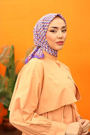 روسری رنگی 90 x 90 Silk Home - کد 882559441