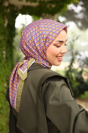 روسری رنگی 90 x 90 Silk Home - کد 882560631