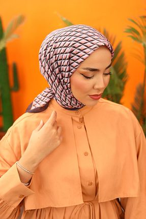 روسری رنگی 90 x 90 Silk Home - کد 882559357