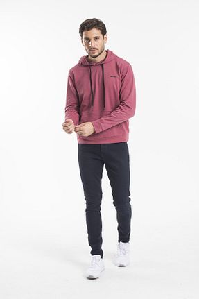 سوئیشرت بنفش مردانه چاپی Superlife - کد 51246007
