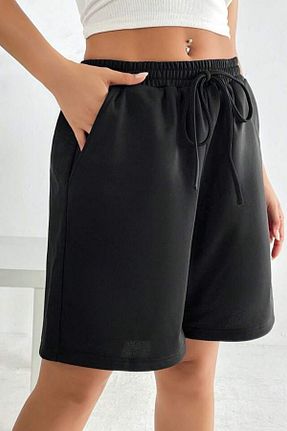 شلوارک و برمودا مشکی زنانه رگولار Superlife - کد 844867417