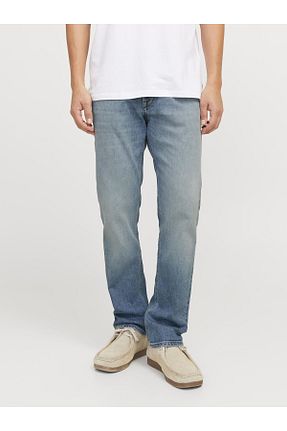 شلوار جین آبی مردانه پاچه ساده Jack & Jones - کد 882038387