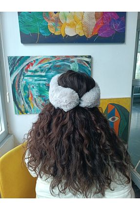 باندانا سفید چرم مصنوعی hoaryage - کد 882037142
