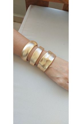 دستبند جواهر زرد زنانه برنجی Trend Republic - کد 882055549