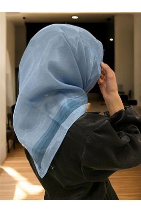 روسری قهوه ای پنبه پلی استر Bona Sera - کد 834038322
