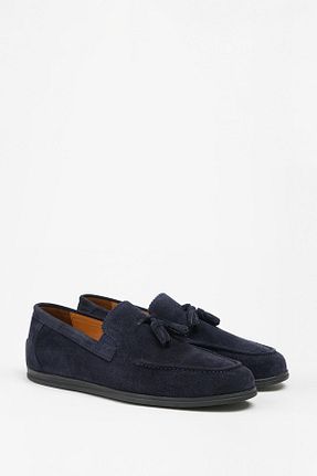 کفش لوفر رنگی مردانه چرم خالص Galliano Shoes - کد 767920869