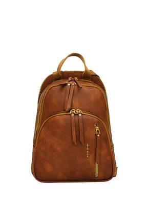 کوله پشتی قهوه ای زنانه ابعاد بزرگ David Jones - کد 882084899