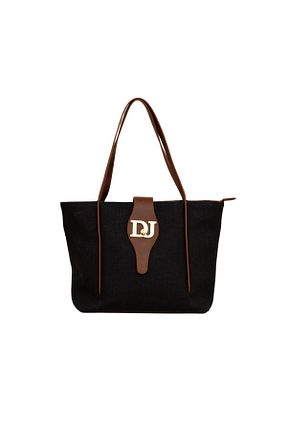 کیف دوشی مشکی زنانه چرم مصنوعی David Jones - کد 882084839