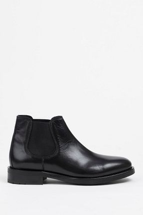 بوت / نیم بوت مشکی مردانه چرم خالص Galliano Shoes - کد 780591236