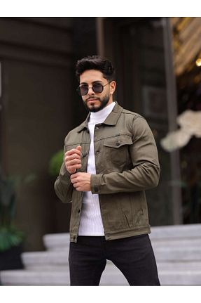 کت خاکی مردانه اسلیم فیت WKM - کد 875972475