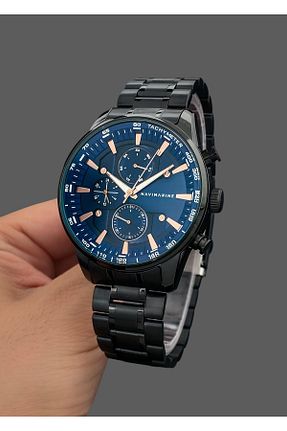 ساعت مچی مشکی مردانه 45 میلی متر Navimarine - کد 865443019