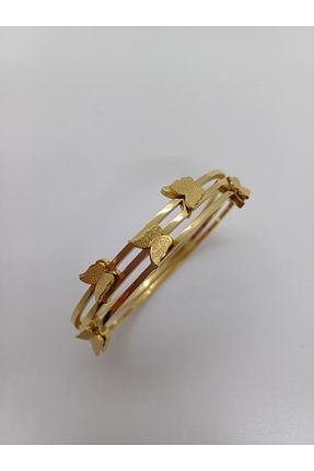 دستبند استیل (فولاد) زرد زنانه استیل (فولاد) SOFT - کد 882119314