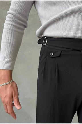 شلوار مشکی مردانه پنبه ای MODA - کد 882168314