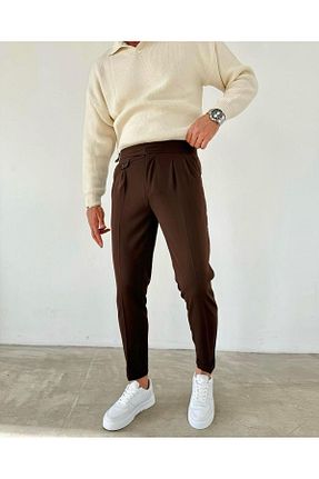 شلوار قهوه ای مردانه پنبه ای MODA - کد 882163780