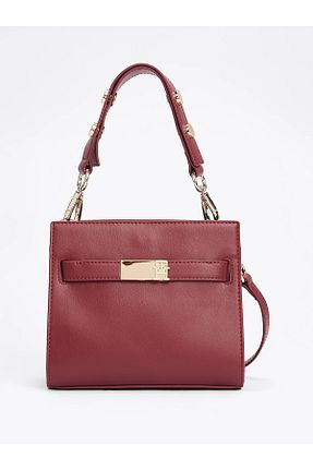 کیف دوشی بنفش زنانه چرم مصنوعی Tommy Hilfiger - کد 882156225