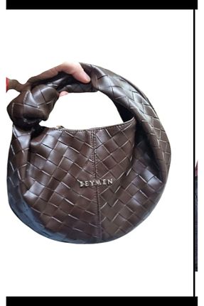 کیف دوشی قهوه ای زنانه چرم مصنوعی Butik - کد 882193285