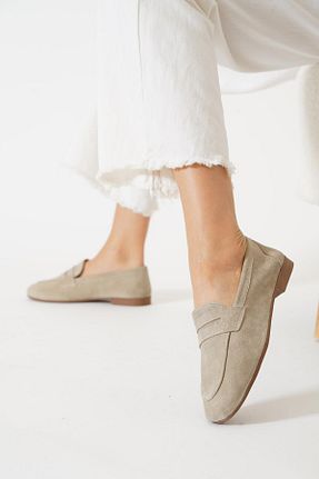 بابت بژ زنانه چرم خالص Moda Pie - کد 882180035