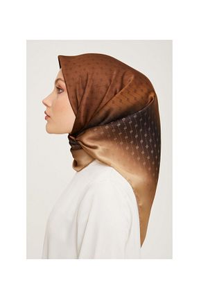 روسری خاکی İpek Tivil Armine - کد 882144760