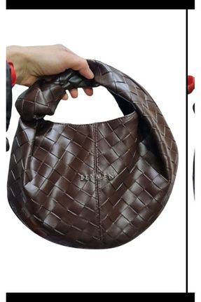 کیف دوشی قهوه ای زنانه چرم مصنوعی Butik - کد 882193285