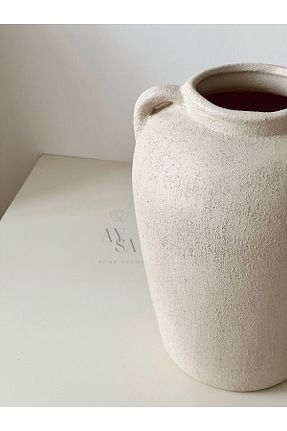 گلدان بژ سرامیک AYSA HOME DECOR - کد 841592500