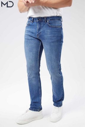 شلوار جین آبی مردانه رگولار MD MARSHALL DENIM - کد 882389666