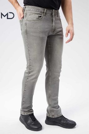 شلوار جین بژ مردانه رگولار MD MARSHALL DENIM - کد 882378005